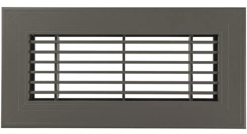 Shoemaker Manufacturing, Bronze, 10 x 35 cm, modernes Aluminium-Bodengitter