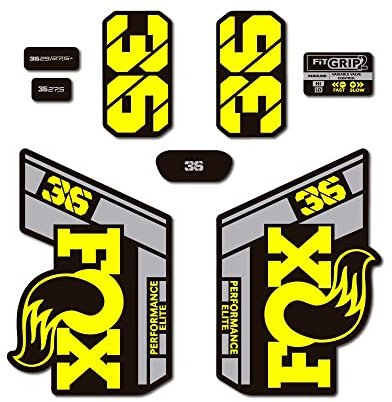 STAR SAM Autocollants compatibles avec fourche de vélo Fox 36 Performance Elite 2021 Menthe 1 cm