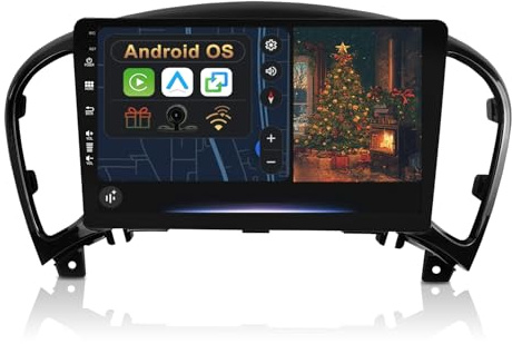 YUNTX Android 14 Radio con navigazione per Nissan Juke J15 (2010-2019)/YF15 Infiniti ESQ (2011-2017): [ Integrato CarPlay/Android Auto/DSP/GPS]-9 Touch screen-DAB/Bluetooth 5.0/WiFi/2 Din/ 2G+32G/USB