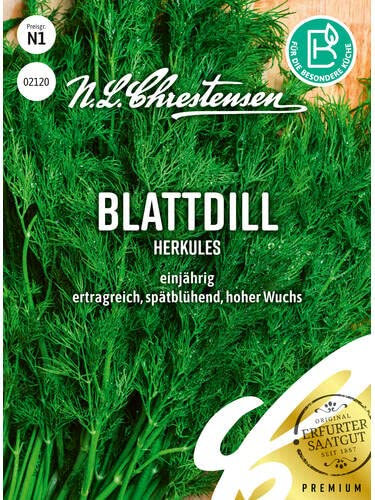 Blattdill Herkules Dill Samen, Packungsgröße N1, Portion Saatgut
