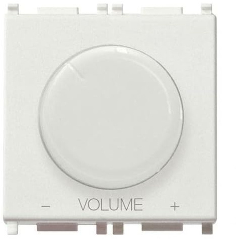 VIMAR PLANA REGOLATORE DI VOLUME 2 MODULI COLORE BIANCO 14099