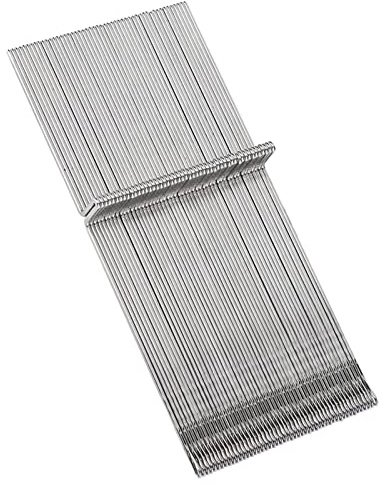 50 Stück Strickmaschinennadeln Passend für SK218 Sk280 SK580 Sk840 SK325 SK360 SK260 Silberrohrnadeln Sk280 Sk840 Strickmaschine für 13,7 Cm Nadel 13 Cm Lang 14 Cm Sk860 Sk280 a