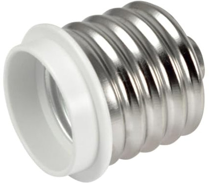 HOMSFOU Adaptateur Douille E40 Vers E27 4 Pièces - Convertisseur Professionnel Pour Ampoules Led Halogènes Et Économie D'Énergie Compatible Luminaire E40 En Pbt Durable