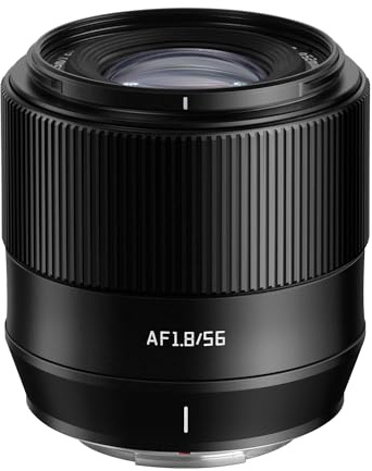 TTartisan AF 56mm F1.8 APS-C Autofokus-Objektiv für Fuji X-Mount-Kamera, große Blende, unterstützt Typ-C-Upgrade, Augen-Autofokus, ED-Element