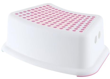 Povanjer Toilettenhocker WC Hocker Klohocker Badhocker Squatty Kackhocker Toiletten Fußhocker 15cm Hoch Tritthocker Kinder Tritt Schemel Badezimmer Töpfchen Tritthocker Stabiler Toilettenhocker