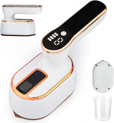 Kihhvlo Mini Reise Dampfglätter & Bügeleisen 2-in-1 (1000W, 220V-240V) – Trockene & Nassanwendung, 3 Dampfstufen, 100ml Wassertank – Ideal für Reisen, Studentenzimmer, Haushalt & Kleidungspflege