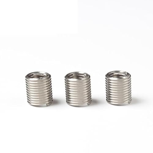 Insert de réparation de filets, Insertion de filetage de fil M12 * 1.25 * 2.5D, manchon de vis de fil, douille de vis M12, Inserts de réparation de filetage de fil, 50 pièces