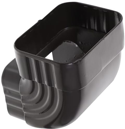Artibetter Adaptateur Coudé Aluminium 90° Pour Gouttière Rectangulaire Raccord De Pluviale Étanche Facile À Installer