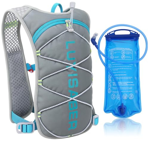 Meng Jiaran Running Vest With 2L Water Bladder Lightweight Hydration Vest Running Backpack For Women Men Hiking Cycling Climbing Marathon