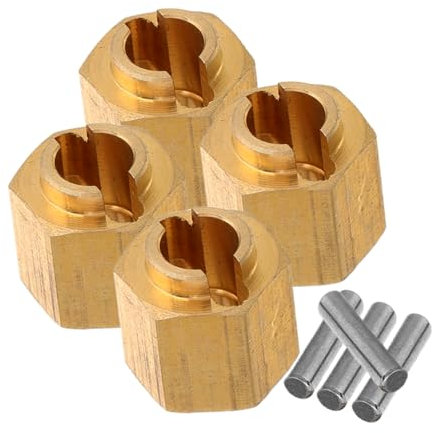Yardwe 4stücke Messing Nabenadapter Für Rc-crawler Nabenverlängerung Ersatzteile Für Modellauto Diy Rc-auto-teile Crawler-auto-radadapter