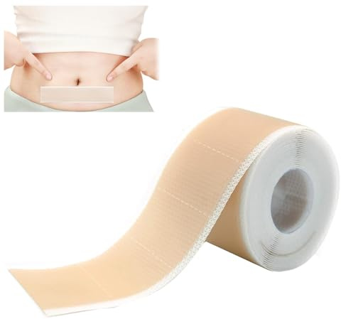 Silicone Scar Plaster, Self-Adhesive, Silicone Scar Tape, Reusable, Skin-Coloured, Breathable Silicone Scar Tape
