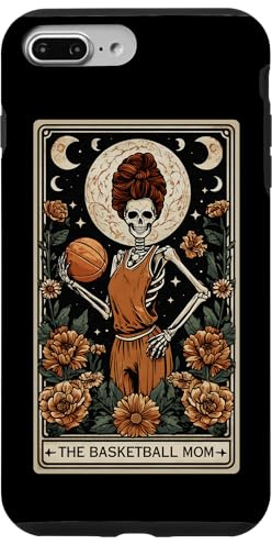 The Basketball Mom Mama Carte de Tarot Squelette pour la fête des mères Coque pour iPhone 7 Plus/8 Plus
