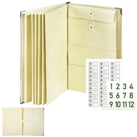 Falls Ich Sterbe Ordner, Wenn Ich Sterbe Ordner, Akkordeons Wichtige Life Family Dokumentenmappe Mit Etiketten Und Aufklebern, Für Den Fall Dass Ichs Vermisst Werde Dokumentenordner Mit Taschen(B)