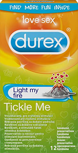 Durex Arouser Stimulation Kondome - Stimulierende Kondome Mit Rippen Für Noch Aufregenderes Sexvergnügen (1x12 Stk)