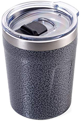TROIKA Unisex - Adulti Espresso Doppio Thermos Titanio, 90 x 70 x 70 mm