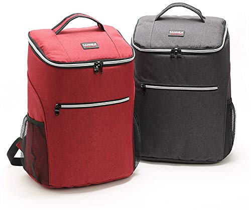 Isolierter Kühlerrucksack 20 L Paar Rucksack Auslaufsicher für Männer Frauen zur Arbeit Mittagessen Travle Picknick Camping Wandern Beach Gym