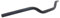 Tsudoku 7/8 Pulgadas 22Mm Manillar de la Motocicleta Rastreador Manillar Universal para XL 883 1200 Custom Chopper Softail Negro