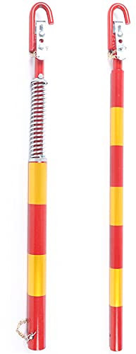 XUEMANSHOP Tow Bar Barre de remorquage 5T avec pince tampon en caoutchouc, longueur env. 175 cm, diamètre de paroi du tube 45 mm, pour voitures, petits SUV