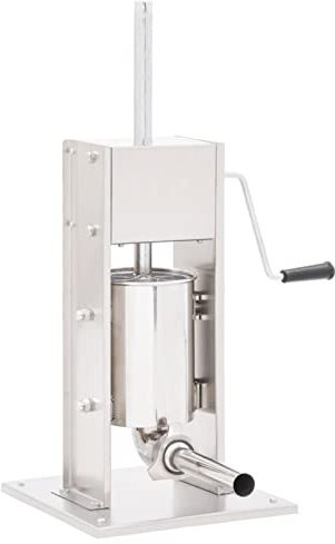 ARKEM Insaccatrice per Salsiccia, Macchina per la Produzione di Salsicce, Insaccatrice Manuale per Uso Domestico, Salsicce Siringa con 3 Tubi di Riempimento