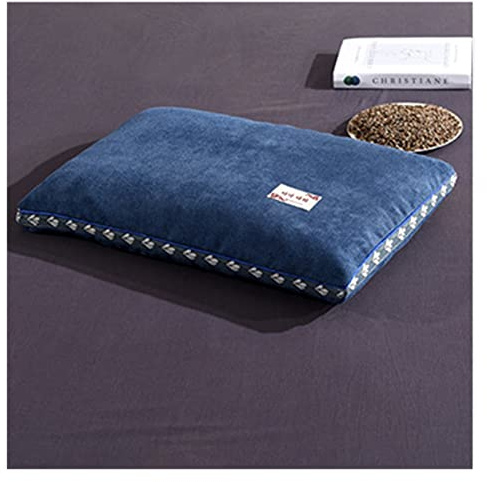 ZGYOZMNG Núcleo de Almohada Relleno de cáscara de Trigo sarraceno Integral con Funda de Almohada Interior para un sueño cómodo y con Apoyo. 35 x 55 cm.