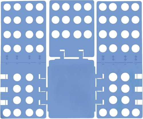 Trimming Shop Fast Folding T-Shirt Organizer - Durable Plastic Clothes Folding Board for Quick and Easy Laundry - Ideal for Adults and Kids | Space-Saving Clothes Storage Solution