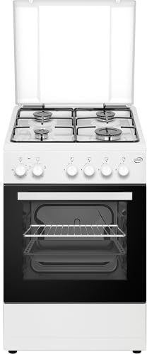 Cuisine à gaz avec four électrique Daya CG50FE, 50 x 50 cm, 4 feux, four de 48 litres, classe A, grill, soupape de sécurité