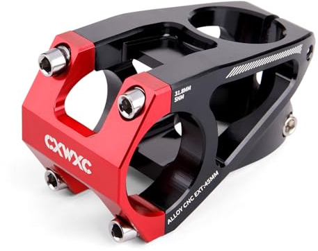 CXWXC 31.8 Fahrradvorbau – Kurzer MTB/Rennrad Vorbau – Aluminium-Vorbau Erhöhung für MTB, Rennrad, Citybike