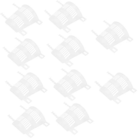 CIMAXIC 10pezzi Per Coltivazione in Plastica Per Trasparente Cestini Per Vivai Vasi Per Piante