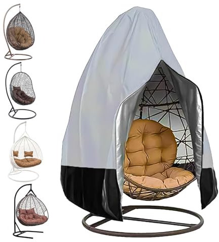 YSMSMZJK Funda Balancin Jardin Exterior A Prueba De Viento, Lluvia Y Nieve Funda Silla Colgante Cubierta Exterior,Gray-230x200cm