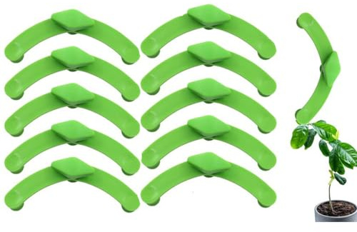 Nhujevkom 10PCS Plant Training Clips Adjustable Limb Spreaders Fruit Tree Branch Spreaders Support Plant Growth Bending Plant Clips Limb Shaping Tools For Healthy Growth Garden Plant Care