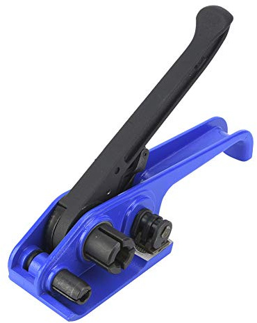 KGLHJDY Cercleuse, Machine d'emballage Manuelle, Sangles en Acier, Jambes épaissies, tendeur, sertisseuse, Ceintures, Outil de cerclage pour Sangles en Plastique Pet avec Coupe-Fil, 16 à 19 mm