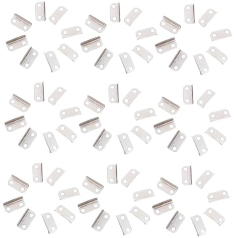 DOITOOL Lot De 100 Serrures De Meuble À Angle Droit En Métal Pour Tiroir Gâche De Porte Entretoise Plaque De Verrouillage Coudée Pour La Maison Gâche Coudée Pour Porte D'Armoire