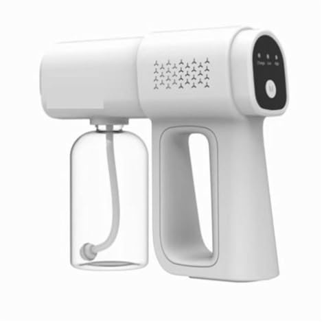 Pistola pulverizadora atomizadora de Mano de 380ml, máquina pulverizadora de Niebla, nebulizadora ULV eléctrica inalámbrica for pulverizador de jardín y Oficina Mejora Ambiental