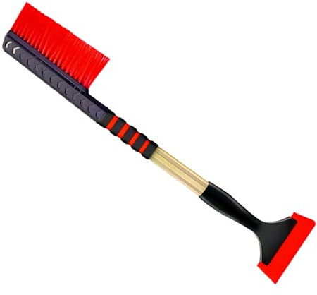 Rascador de hielo – Pala extensible de doble cabeza, raspador de parabrisas limpiador de nieve para coche, para parabrisas, SUV, camión, sedán, RV, clima frío, limpieza de heladas, detalles de