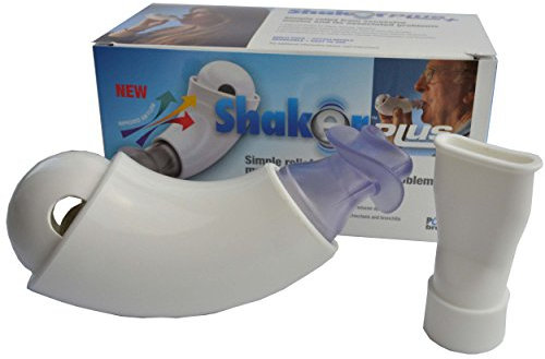 POWERBREATHE Shaker Medic Plus I OPEP Atemtrainer zur Schleimlösung I Autoklavierbar bei 134° I Atemphysiotherapiegerät zum Lösen von Schleim in den Atemwegen & zur Verbesserung der Atemkontrolle