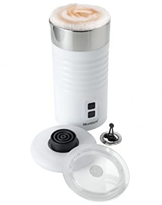 BRANDANI Cremino Mousseur à Lait Automatique et Chauffeur Blanc Stainles, Multicolore, Taille Unique