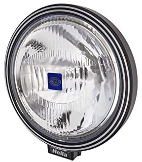 HELLA 1F8 006 800-051 Halogène-Projecteur Longue Portée - Rallye 3000 - 24/12V - Rond - Chiffre De Référence: 37.5 - Vissé - Disperseur À Motifs - Couleur Du Voyant: Limpide - Droite/Gauche