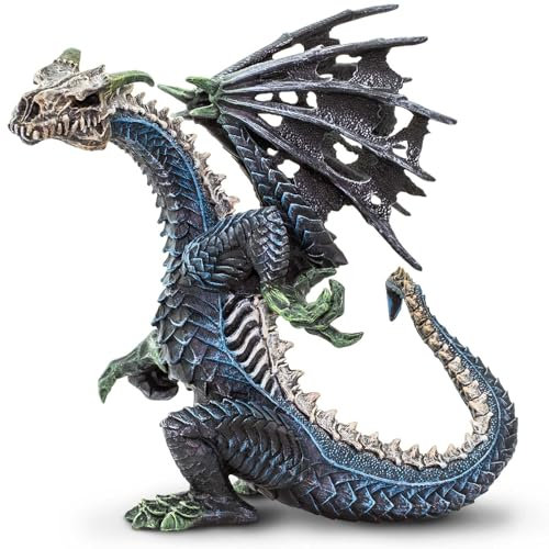 Safari Ghost Dragon | Dragon Collection | Handbemalte Drachenfigur | Ungiftig & BPA-frei | Geeignet für Kinder ab 3 Jahren Ltd