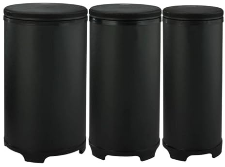 Remo World Percussion Sets Festival Tubano (3 Tubanos 10, 12, 14) Black Matte DP-25TU-CC-71