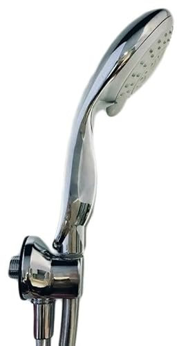 Kit Set Doccia Idromassaggio con Supporto Antiriflusso – Soffione Multigetto, Doccetta, Braccio in Ottone, Flessibile e Deviatore Inclusi per Un Benessere Quotidiano