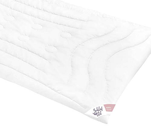 SCHLAFSTIL Faserbettdecke F400, Normal, Quallofil Premium 3D-Markenfaser Größe 155x220