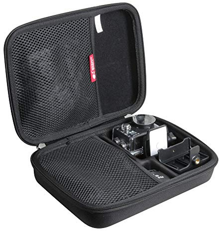 Hermit Shell Hermitshell Hartschalen-Reisetasche für Akaso EK7000 4K Sport Action Kamera, Schwarz, Modern