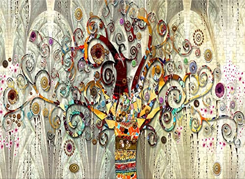 Puzzle per adulti 3000 pezzi Arte albero della vita Puzzle impegnativo e gioco di famiglia Combinazione di puzzle
