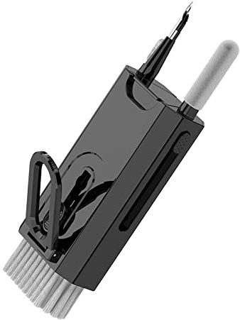 kingsea Tangentbordsrengöringsset öronsnäckor rengöringsset, 8 i 1 tangentbordsrengöringsborste kit inklusive KeyCaps Puller borstar fjäder skärm rent munstycke för bärbar dator telefon kamera