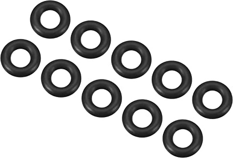 QUARKZMAN 10 Stücke Nitrilkautschuk Gummiringe für Wasserhahn Dichtung 11mm x 5mm x 3mm für Wasserhahn Klempner Reparatur Dichtung Verbindung, Schwarz