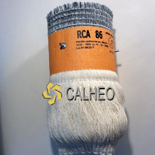 MECHE A PETROLE RCA 86 - Mèche en coton fibre - Foret - 8.6 mm - Pointe conique - Acier inoxydable - Spirale - Droite - 118° - Métal, Béton - Zibro Kamin
