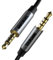 MMOBIEL 3.5mm Audio Stecker zu Stecker Aux Kabel - 4-Pol TRRS Buchsen - Aux zu Aux Kabel - Verlängerungskabel - Audio und Mikrofon Funktion - Kompatibel mit Headset, Kopfhörer, Telefon usw. - 1M
