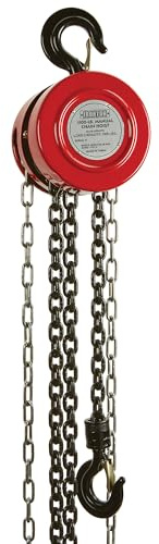 Ironton Manual Chain Hoist, 1100-Lb. Capacity, 10ft. Lift, Model# HSZ0.5T3M