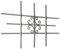 LAPOOH Fenstergitter, Fenstergitter Einbruchschutz, Fenstergitter Sicherheit, Kellerfenster Gitter, Fenstergitter Einbruchschutz Aussen, 69 x 114 cm