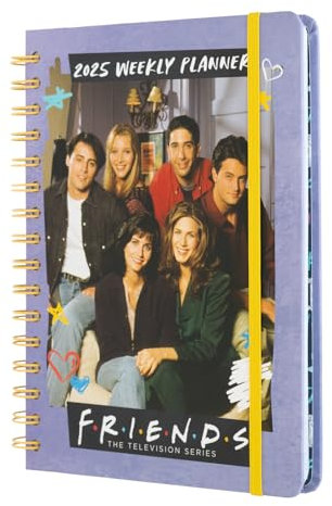 Terminplaner 2025 Friends Grupo Erik Kalender 2025 Buchkalender Planer A5 2025 Kalender A5 Terminkalender 2025 - Jahreskalender 2025 Buch
